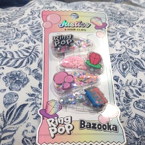 Justice Colorful Candy-Themed Hair Clips - Picture 1 of 2